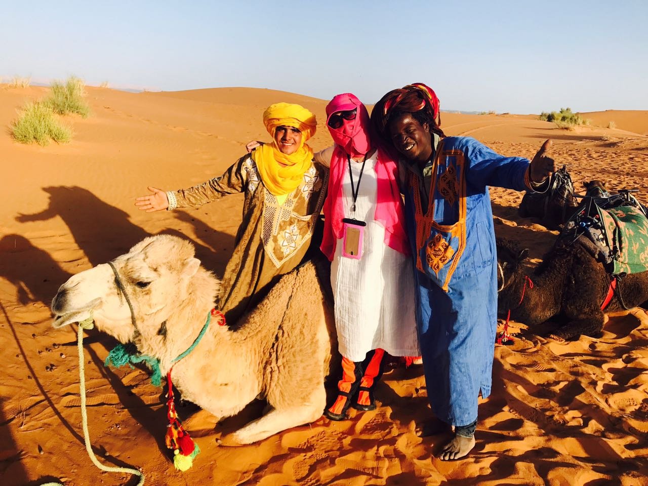 morocco camel trekking in merzouga